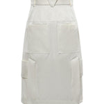 Gonna midi in gabardine di cotone e seta 858422 V2T109107 BOTTEGA VENETA 