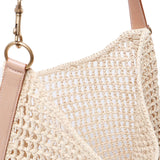 Borsa Oxalis in rafia macramè 773984 GAAEB9718 SAINT LAURENT 