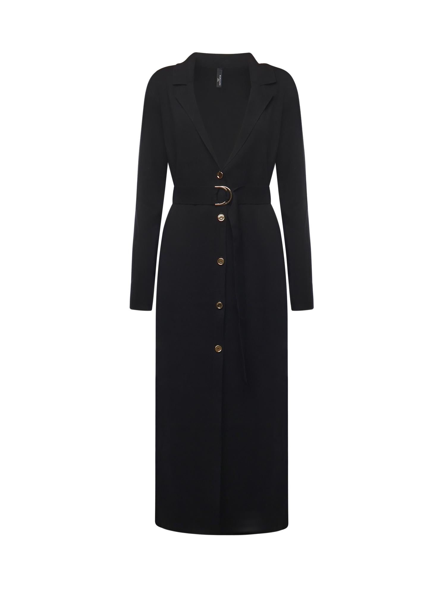 Cardigan maxi in misto viscosa 5BGR01 5890ZJBLK MARCIANO BY GUESS 