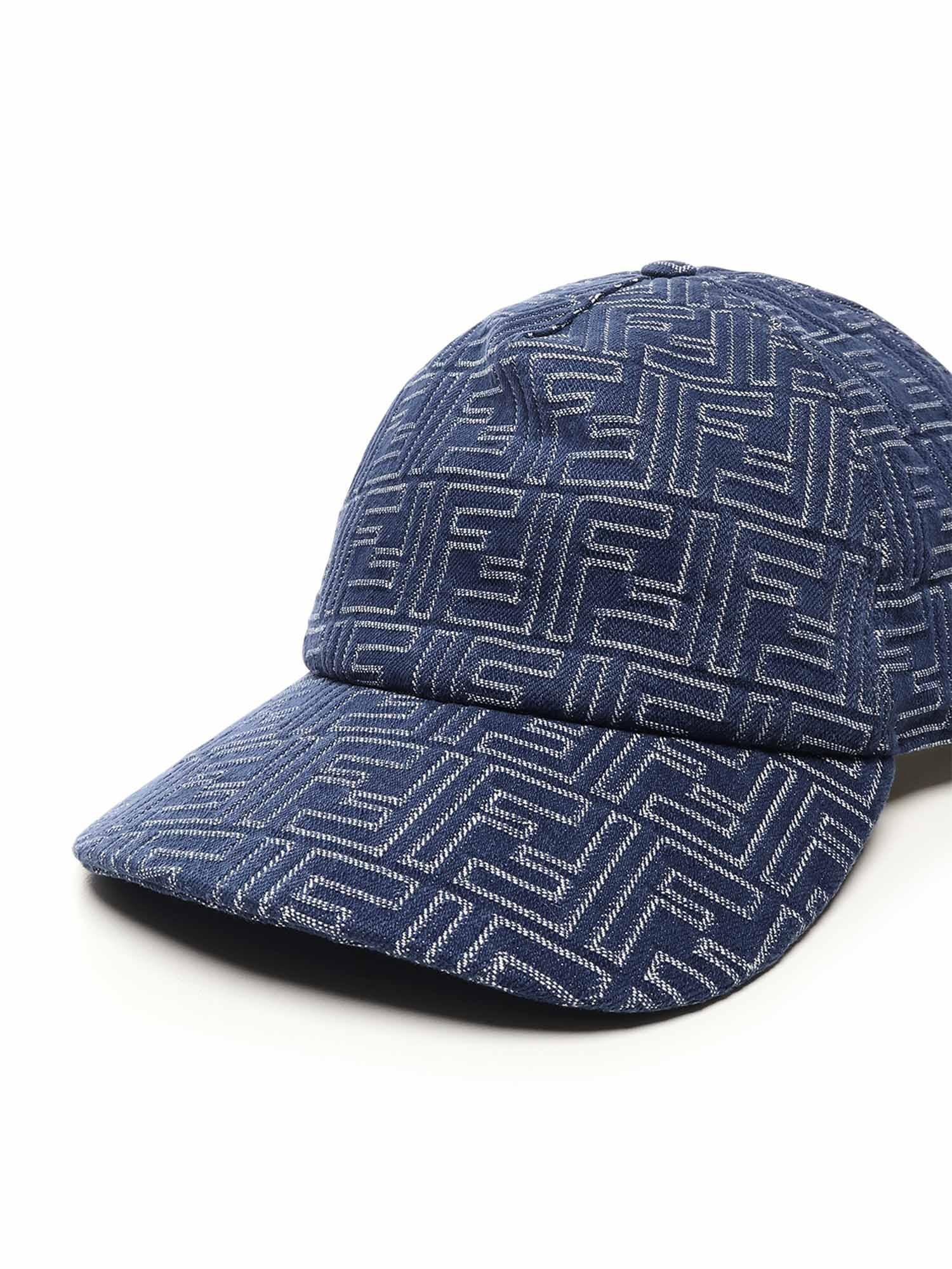 Cappello da baseball FF jacquard FXQ768 AV93F0RBB FENDI 