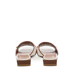Sandali Esther Flat 73SC8VA01INT ESTHER FLATOFF WHITE/CUOIO V° 73 