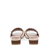 Sandali Esther Flat 73SC8VA01INT ESTHER FLATOFF WHITE/CUOIO V° 73 