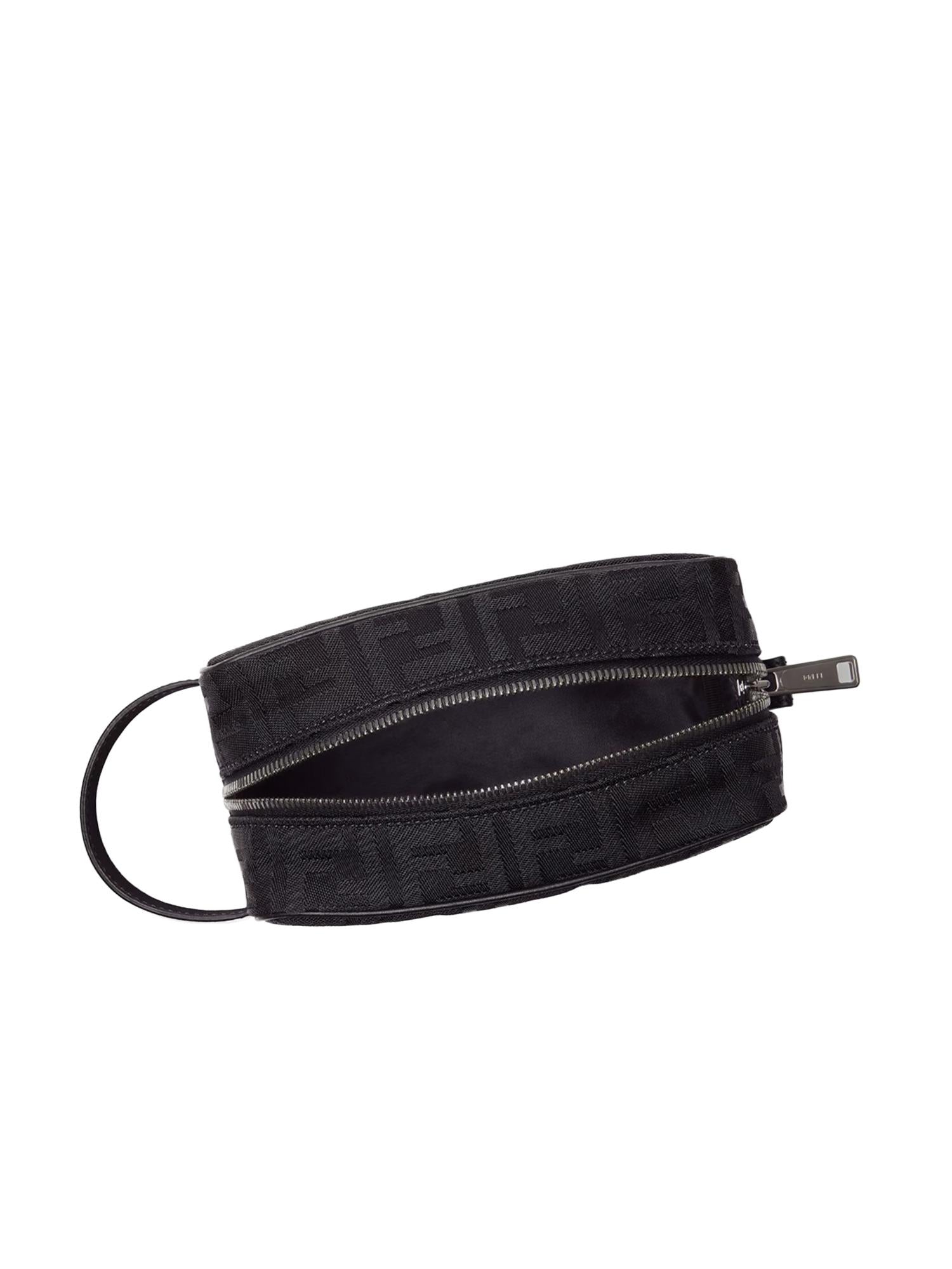 Beauty case small in Nylon FF Jacquard 7N0151 AVC6F1USQ FENDI 