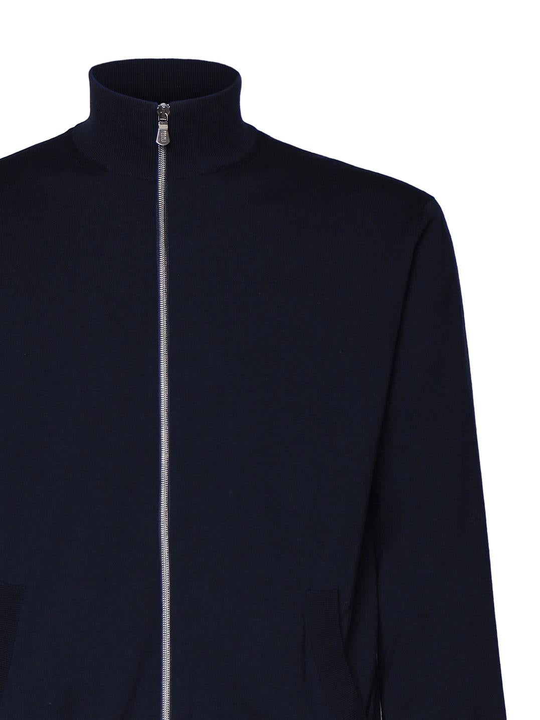 Felpa con zip a collo alto 7UI07900 6 FEDELI 