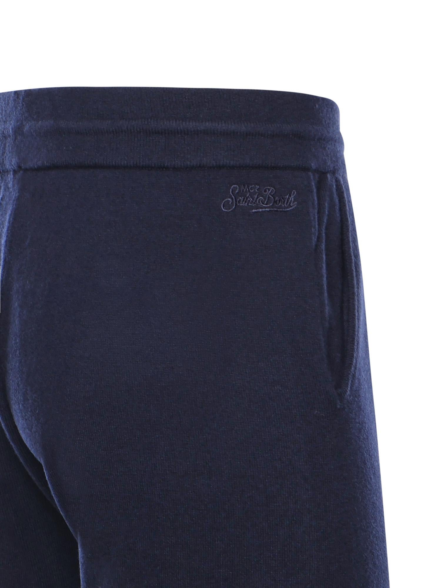 Pantalone jogger in lana TRAF003 00063I MC2 SAINT BARTH 