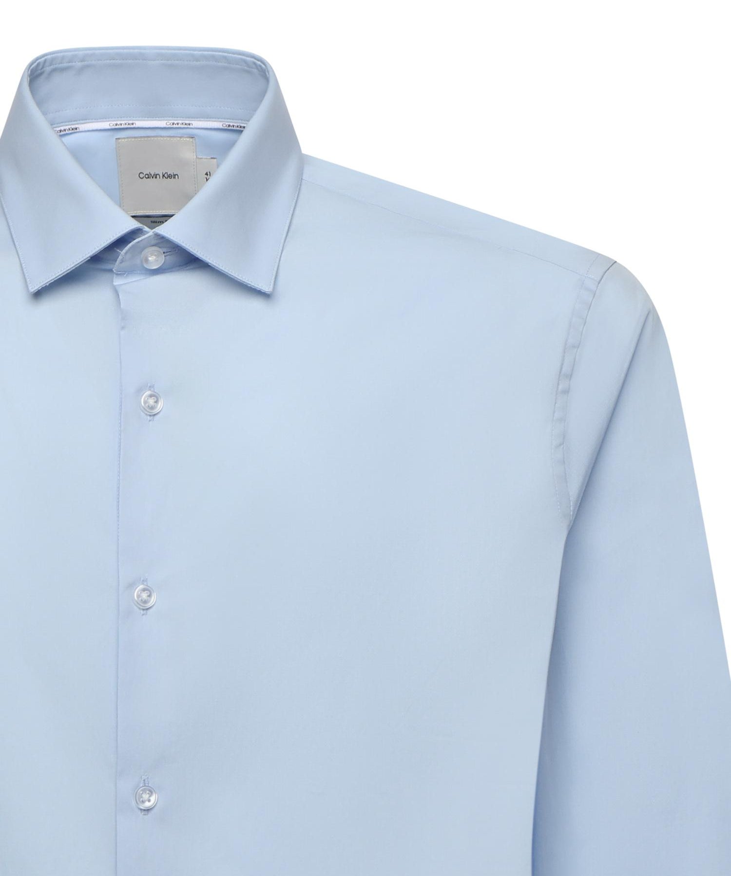Camicia in popeline elasticizzato LV019EU000 XNU CALVIN KLEIN 