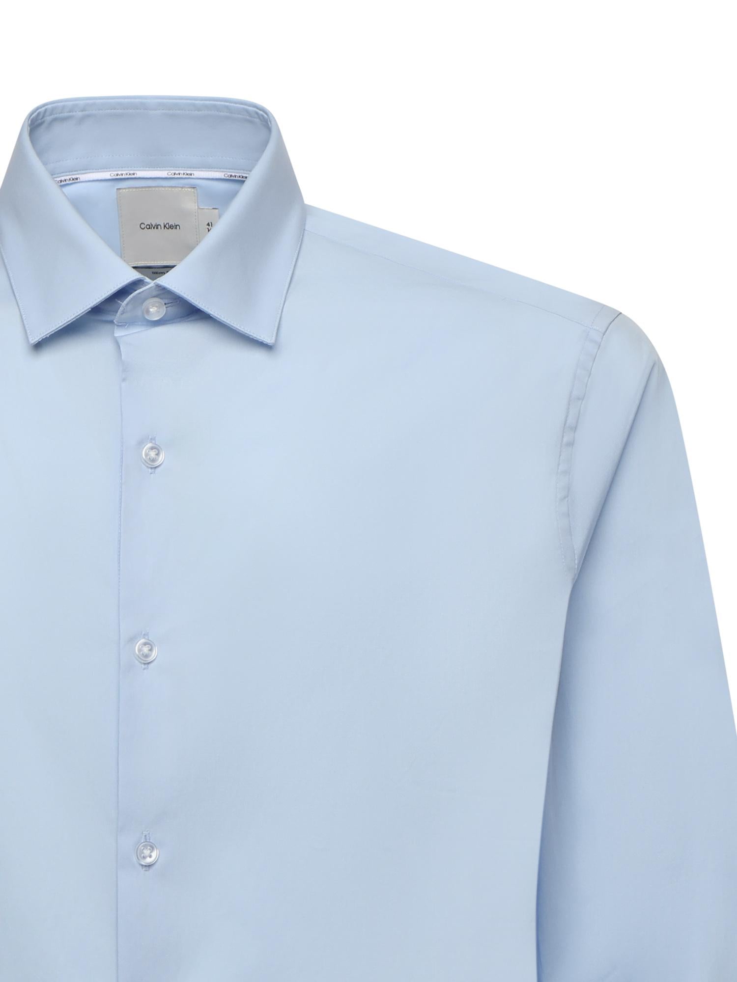 Camicia in popeline elasticizzato LV019EU000 XNU CALVIN KLEIN 