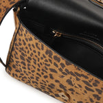 Borsa a spalla "Love One Slouchy" in suede leopardato 106244 A32AM35Q PINKO 