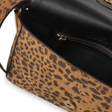 Borsa a spalla "Love One Slouchy" in suede leopardato 106244 A32AM35Q PINKO 