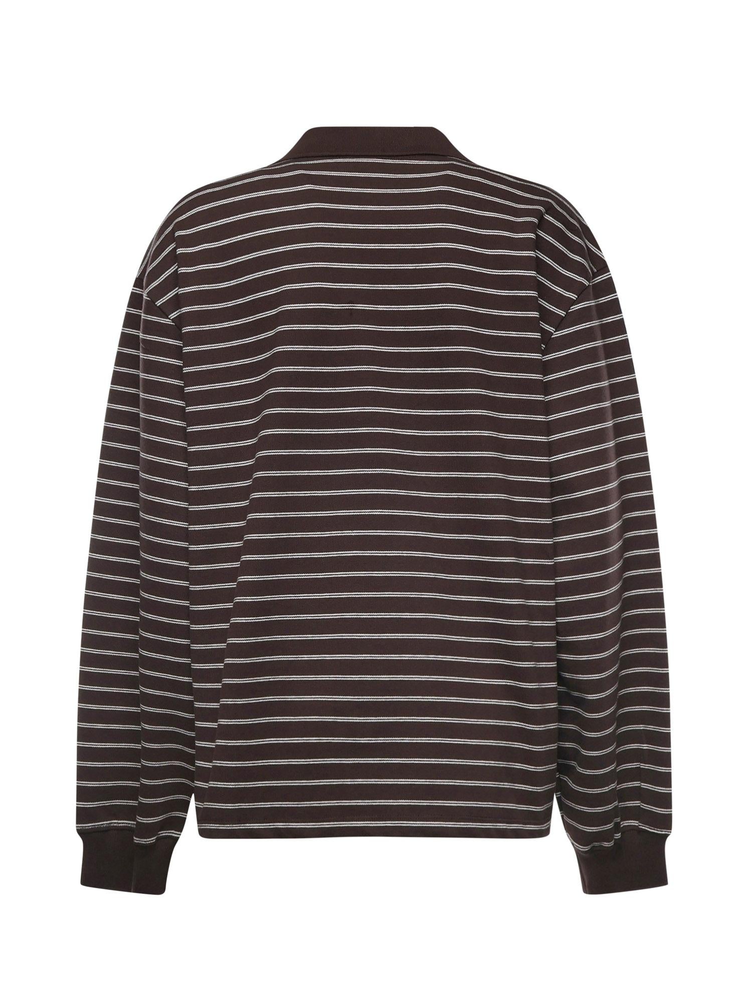 Polo in misto cotone a righe 116003 3088 ROTATE 