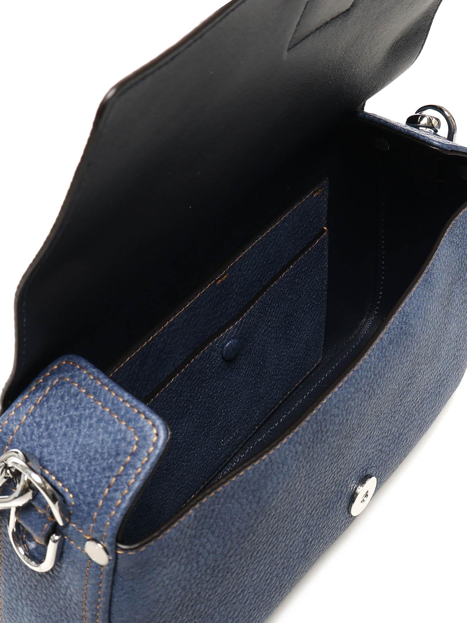 Borsa Baguette in pelle<BR/> 8BR600 AUSZF04QL FENDI 