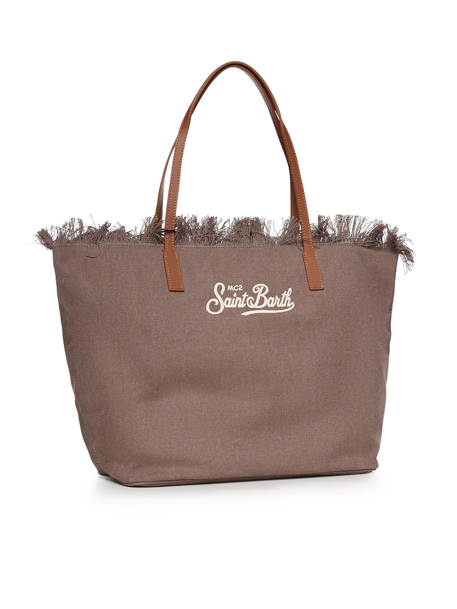 Borsa City in canvas CBF0001 01742L MC2 SAINT BARTH 
