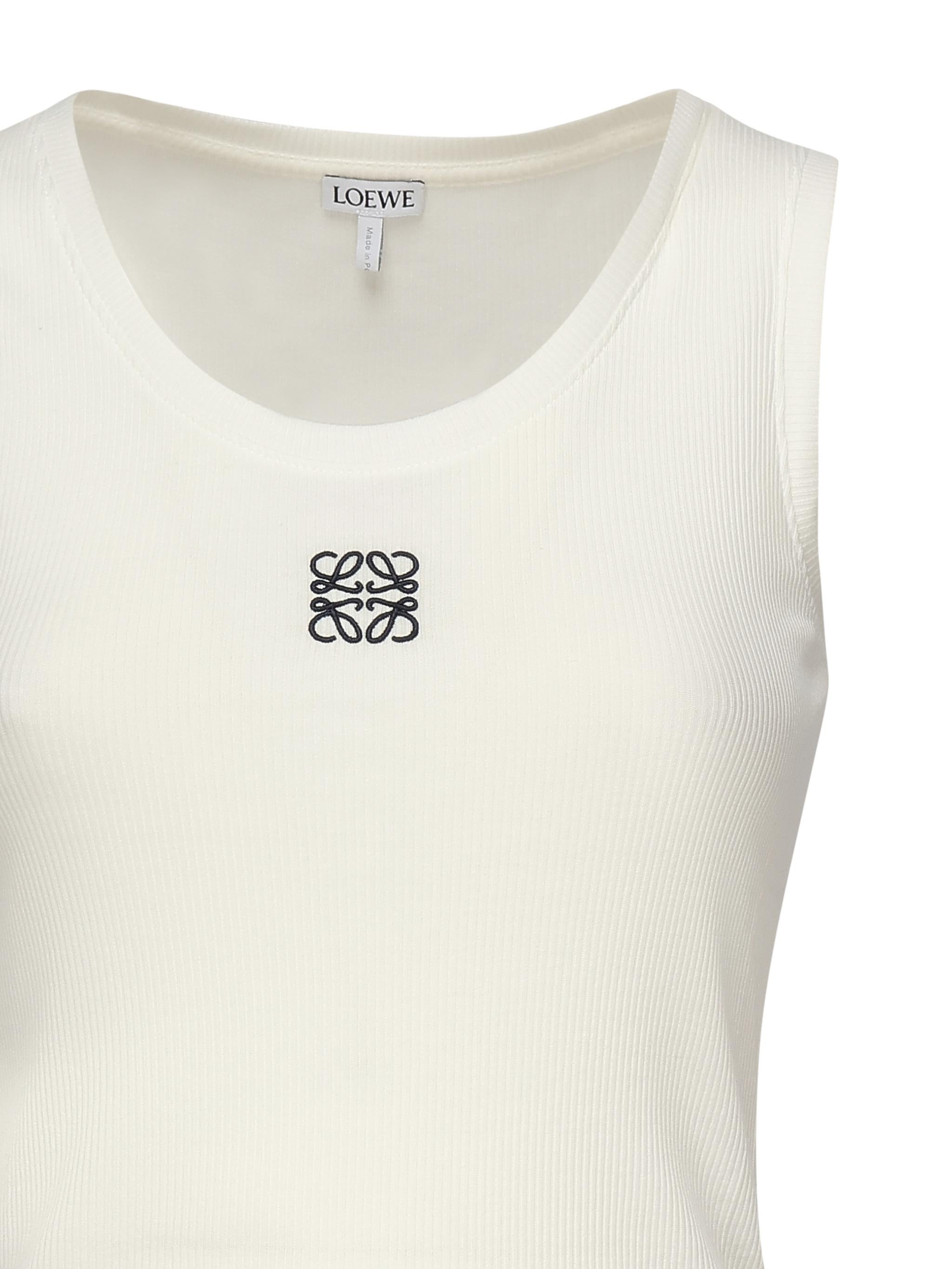 Canotta Anagram in cotone a coste S359Y23X84 2100 LOEWE 
