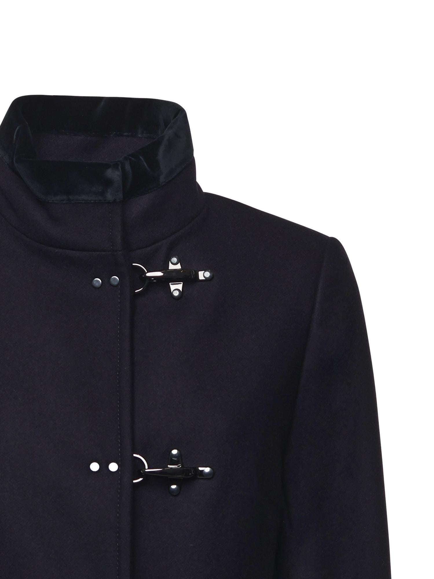Cappotto Virginia in panno di lana NAW50514000SGL U809 FAY 