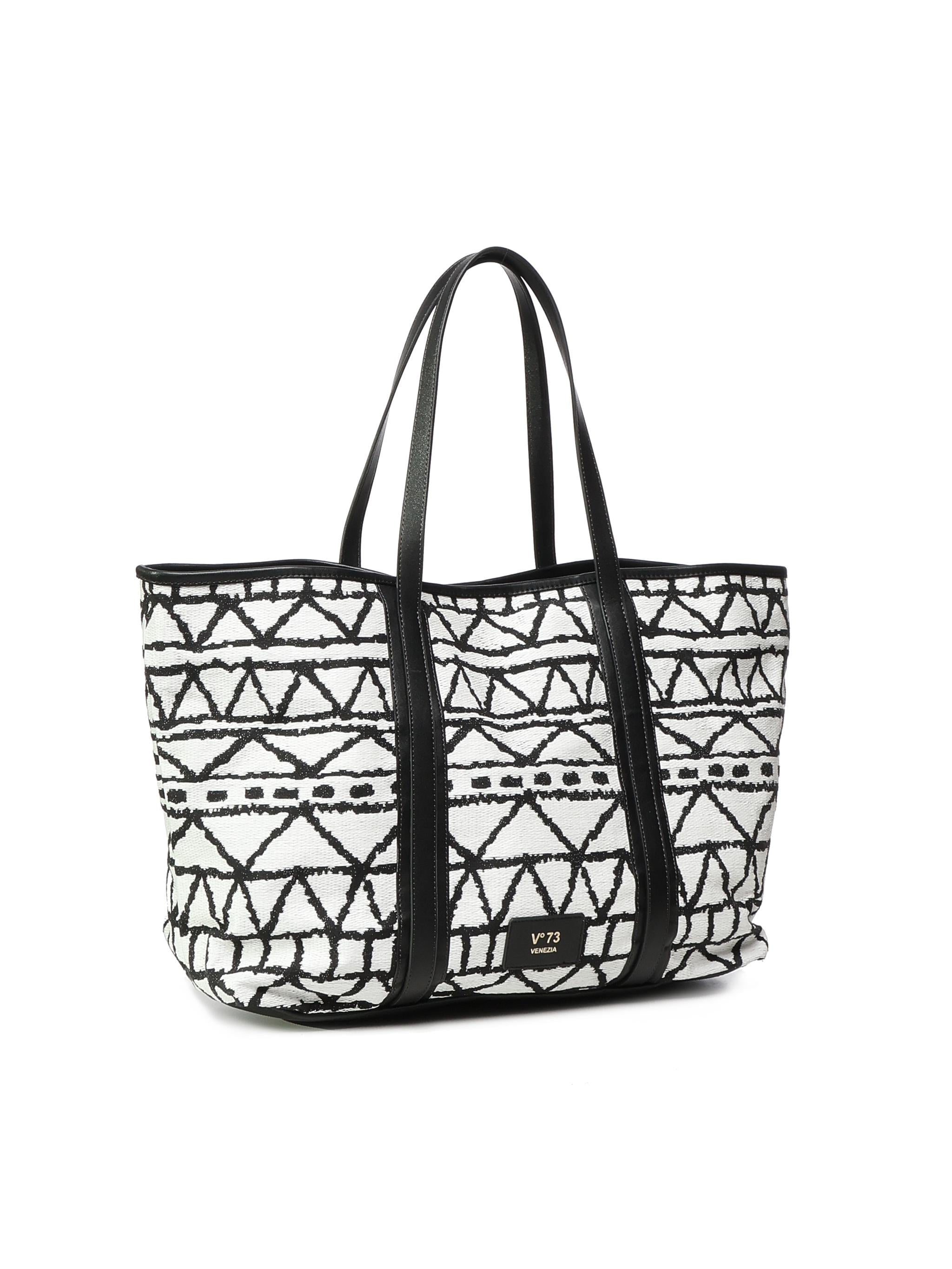 Borsa Tote Beth 73BS8VH01 BETHNERO/BIANCO V° 73 