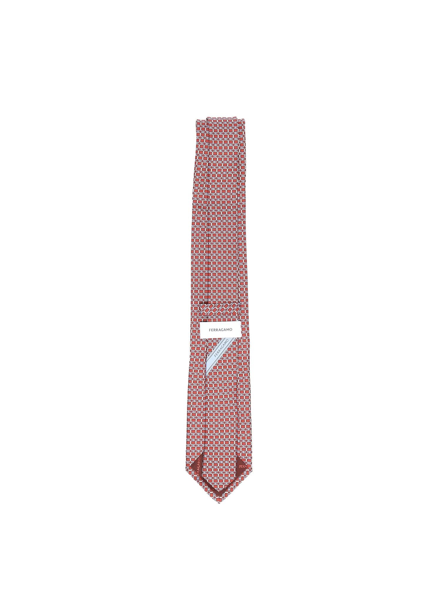 Cravatta in seta stampa Vara 351260 784263004 FERRAGAMO 
