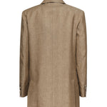 Giacca Gerla doppiopetto in lino <BR/> 2511041022600 001 MAX MARA 