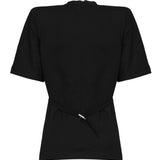 T-shirt con spalle imbottite 105217 A2M2Z99 PINKO 