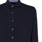 Camicia in cotone con logo ton sur ton NRMA3481540 VYPU806 FAY 