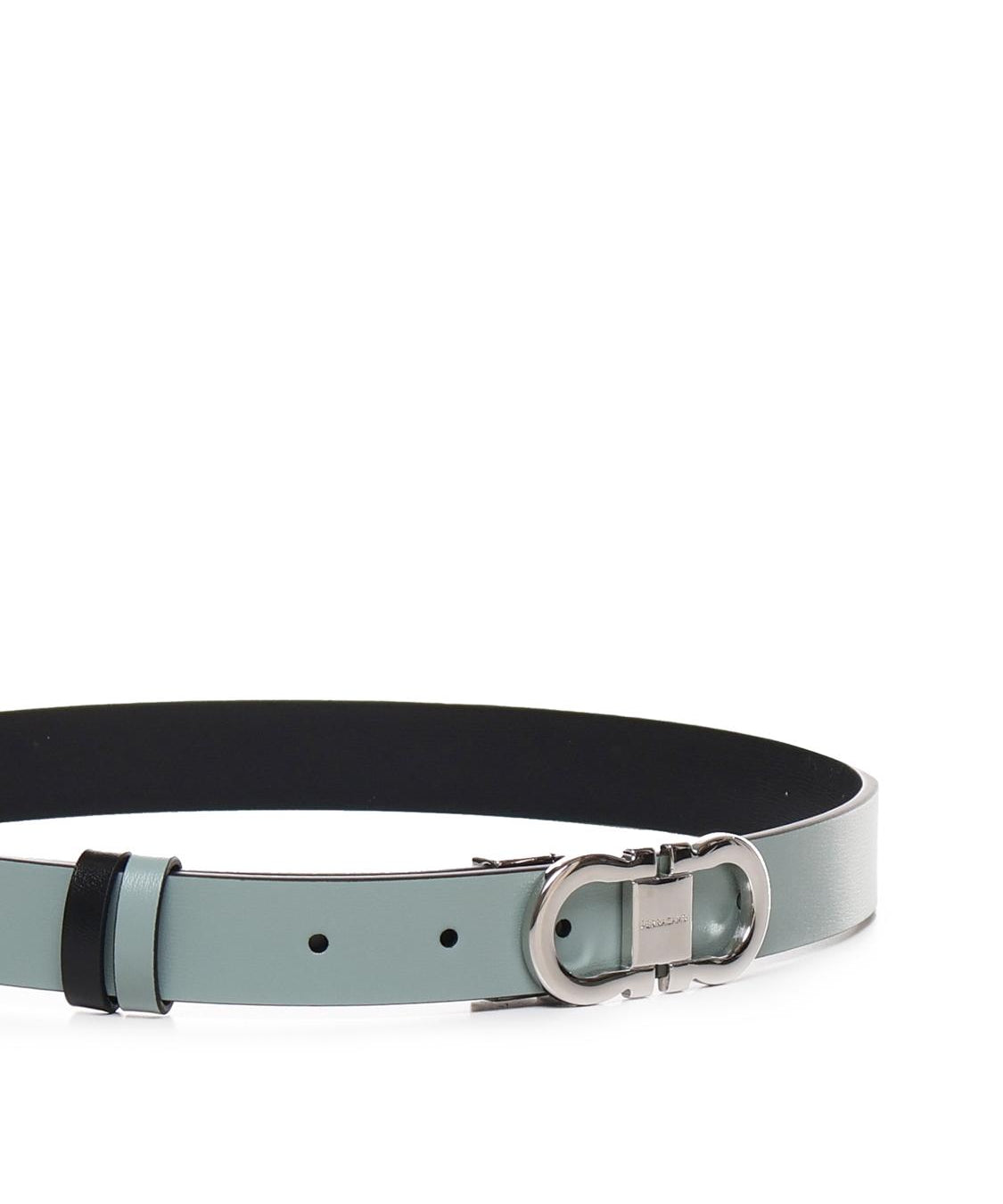 Cintura Gancini in pelle di vitello reversibile 230294 771066001 FERRAGAMO 