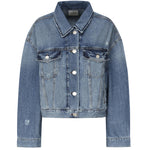 Giubbino jeans con taschini 104644 A2E1PJF PINKO 