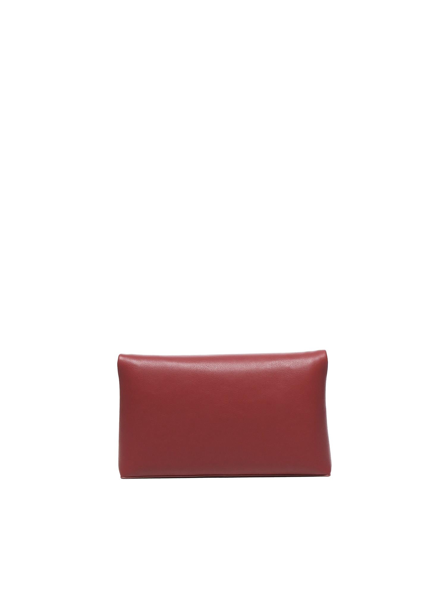 Pochette Demi con logo 73BS9EQ01 DEMIROSSO SCURO V° 73 