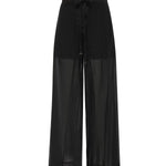Pantaloni con lacci e dettagli texani 106947 A3AXZ99 PINKO 