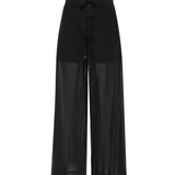 Pantaloni con lacci e dettagli texani 106947 A3AXZ99 PINKO 