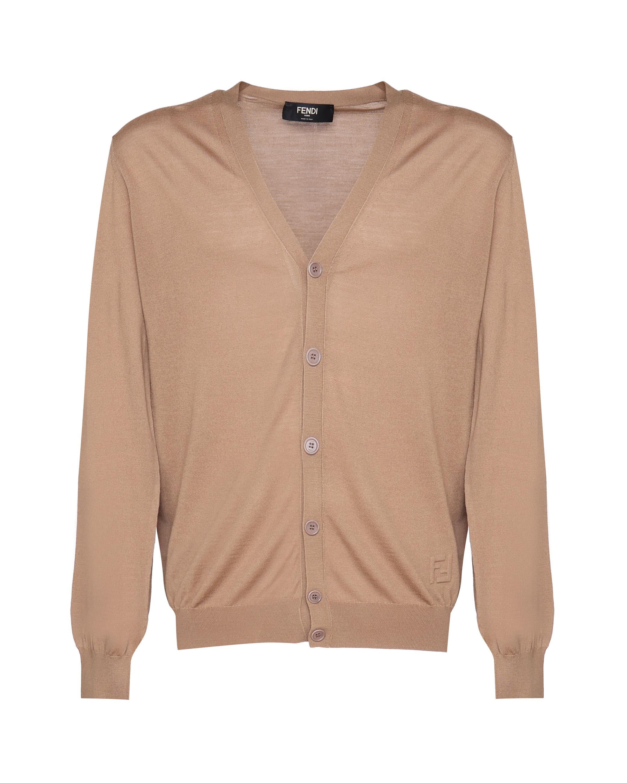 Cardigan in lana leggera FZC491 AR88F0TZ8 FENDI 