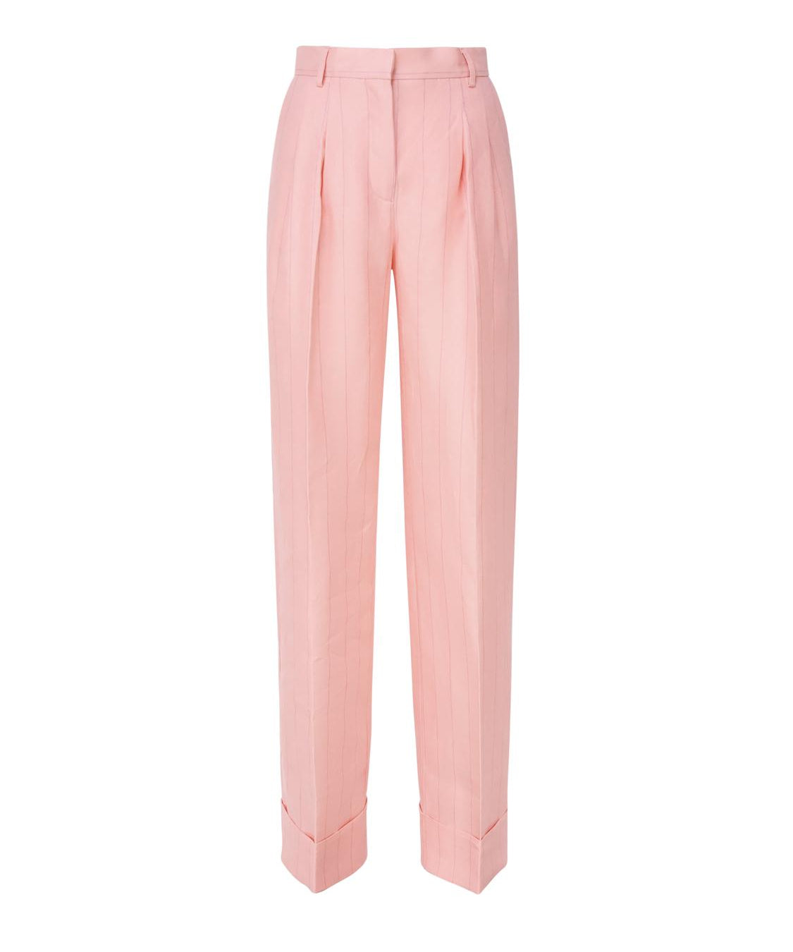 Pantaloni Nathalie in misto lino TM150407B TNL010PINK THE ANDAMANE 