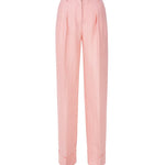 Pantaloni Nathalie in misto lino TM150407B TNL010PINK THE ANDAMANE 