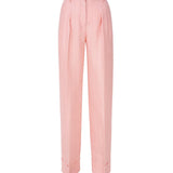 Pantaloni Nathalie in misto lino TM150407B TNL010PINK THE ANDAMANE 