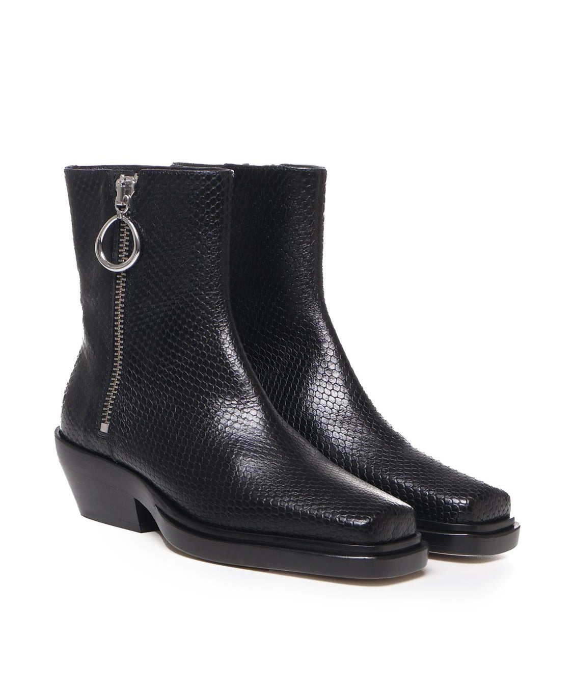 Camperos in pelle effetto pitone WS282PL0458D XXX999 DONDUP 