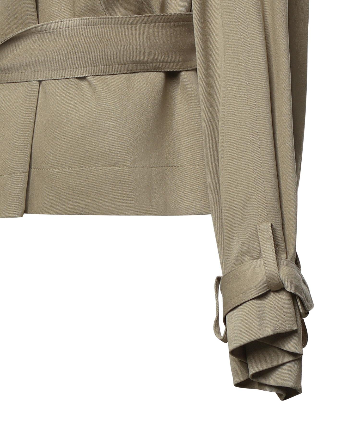 Trench cropped Elva in viscosa TRFS21992206  THE FRANKIE SHOP 