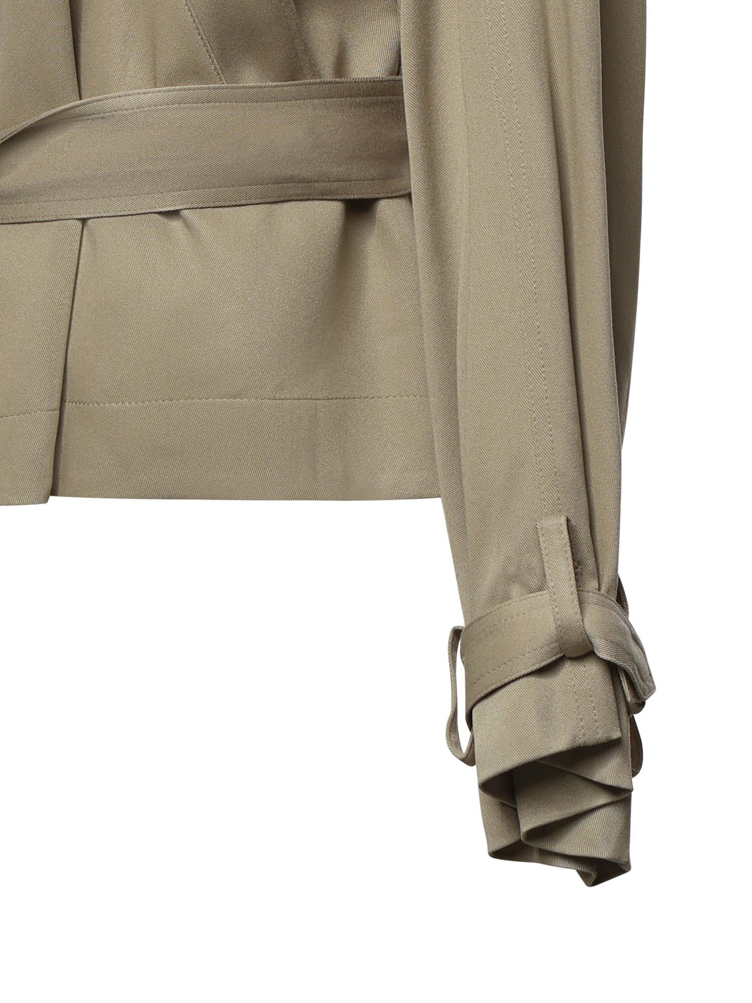 Trench cropped Elva in viscosa TRFS21992206  THE FRANKIE SHOP 