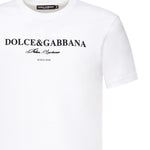 T-shirt con stampa Flock G8RN8T G7O9YW0800 DOLCE & GABBANA 