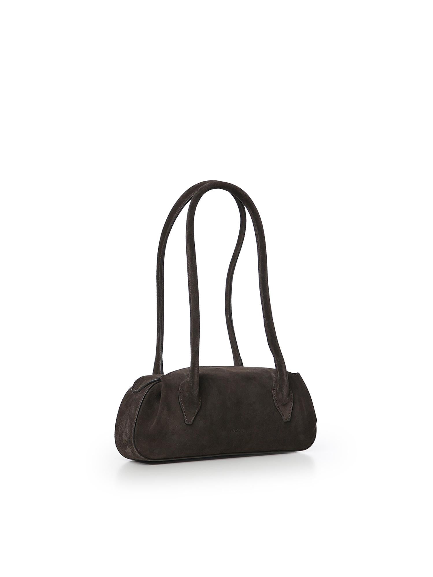 Borsa Oyster Mini in pelle OYSTER SHOULDER BAG MINI SUEDE  YUZEFI 