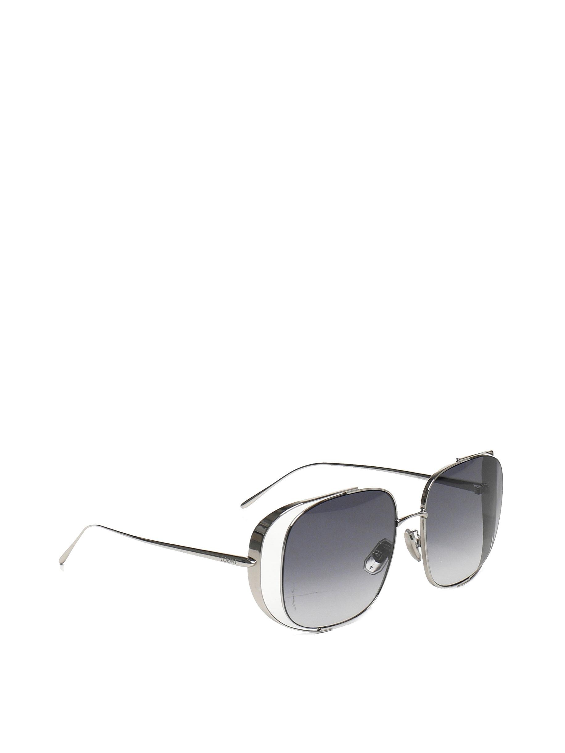 Occhiali da sole squadrati traforati LW40148U 5716W LOEWE 