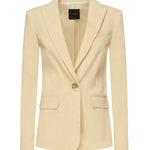 Blazer monopetto in lino 105057 A0IMC23 PINKO 