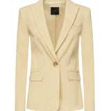 Blazer monopetto in lino 105057 A0IMC23 PINKO 