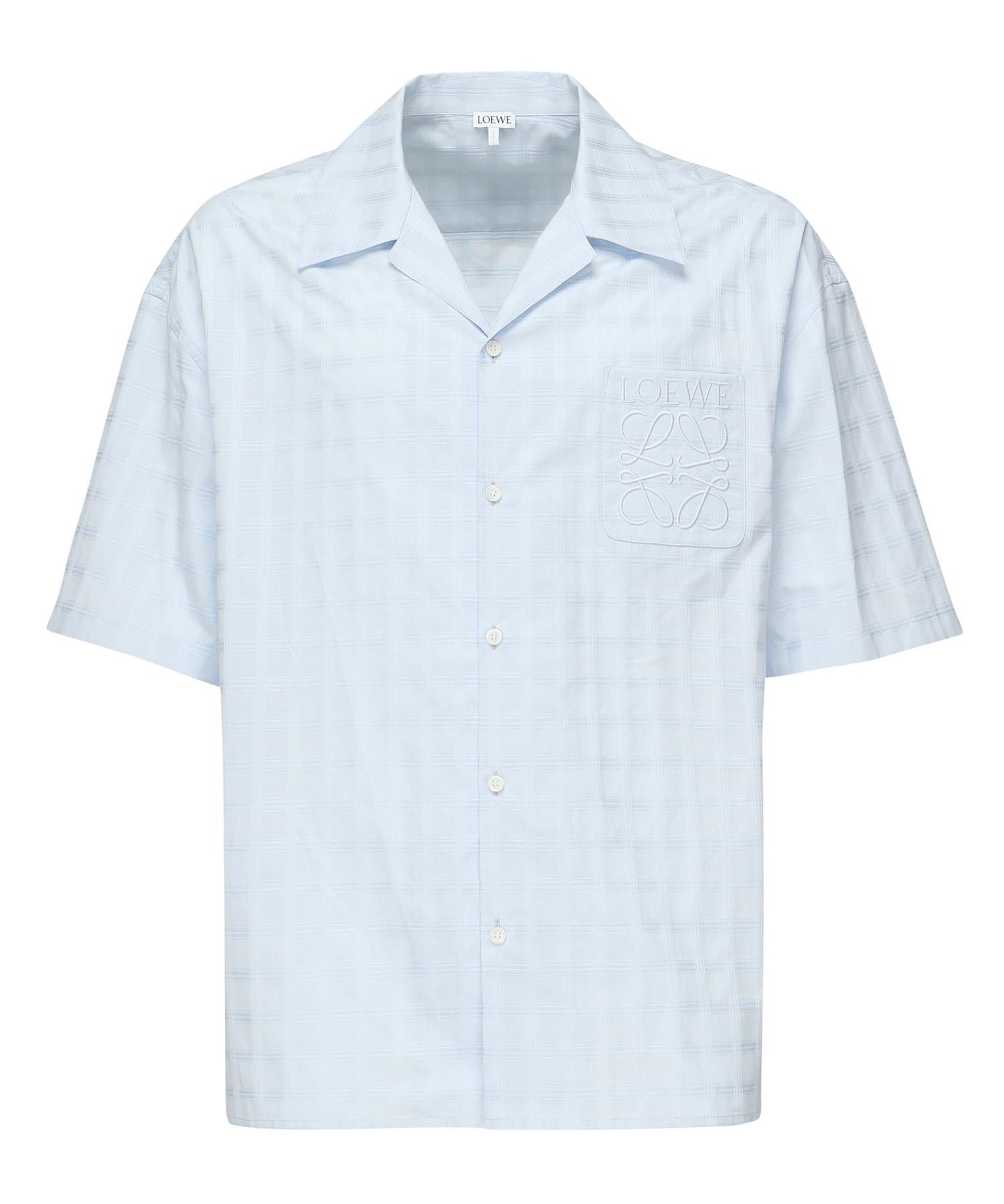 Camicia in jacquard di cotone H526Y05WEX 5140 LOEWE 