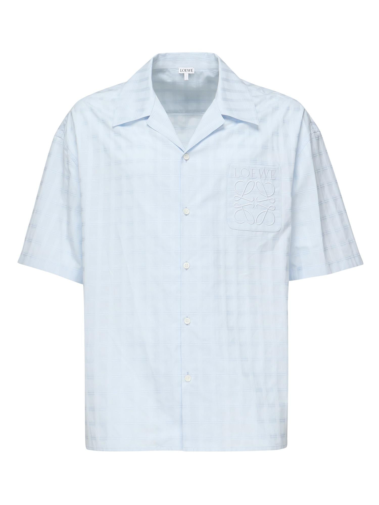 Camicia in jacquard di cotone H526Y05WEX 5140 LOEWE 