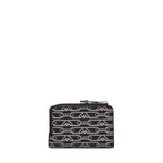 Portafoglio zip around in tessuto con logo jacquard EW000369 AF11951FC033 EMPORIO ARMANI 