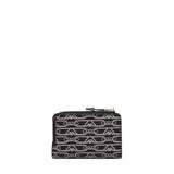 Portafoglio zip around in tessuto con logo jacquard EW000369 AF11951FC033 EMPORIO ARMANI 