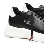 Sneakers Nemesis in nappa NEMESIS2 TRIPLEBLACK/WHITE GIULIANO GALIANO 