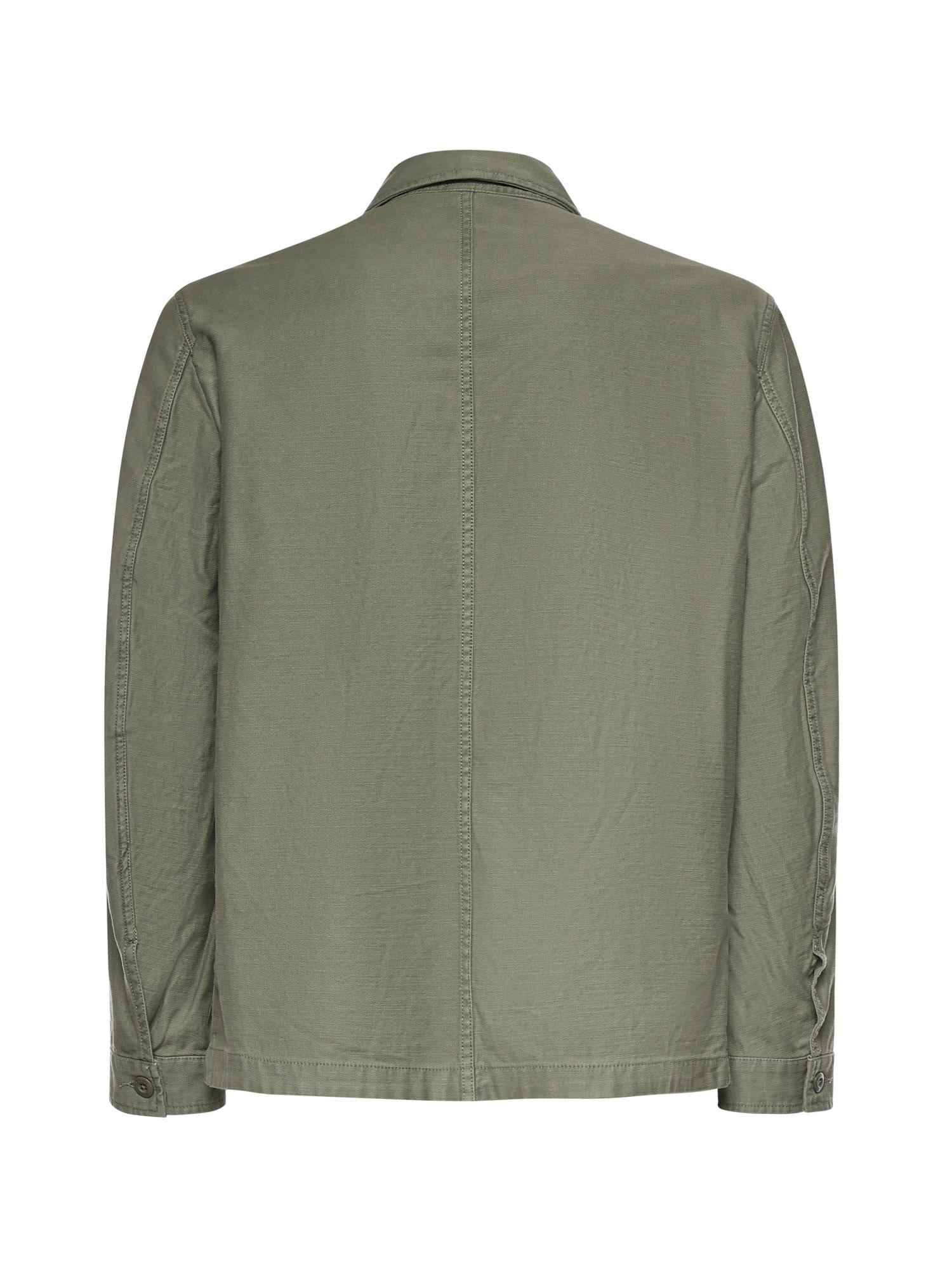 Overshirt in cotone con logo 26SBLUC04118 007452694 BLAUER 