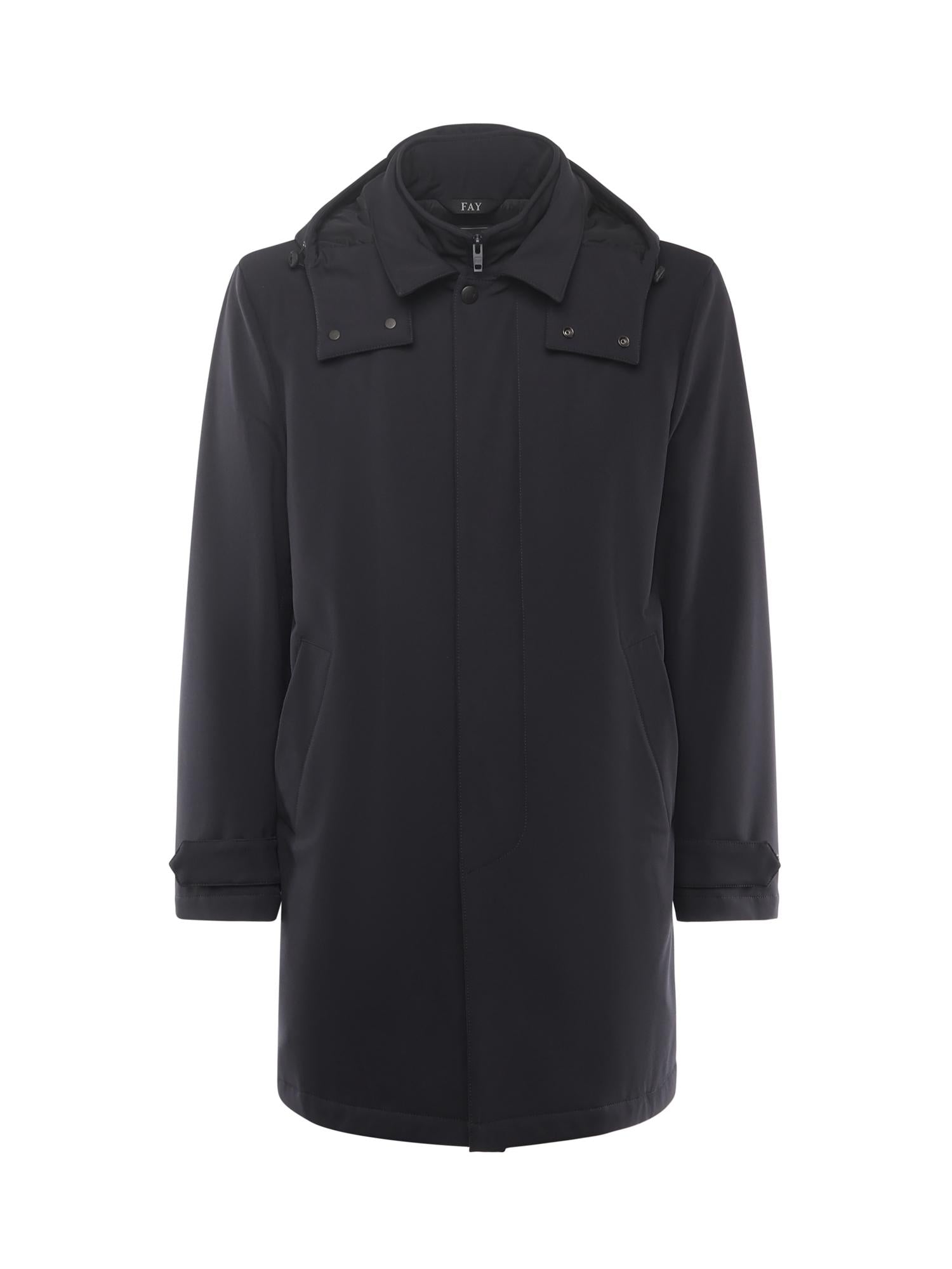 Morning coat travel in jersey stretch NAM6151037JXRF U807 FAY 