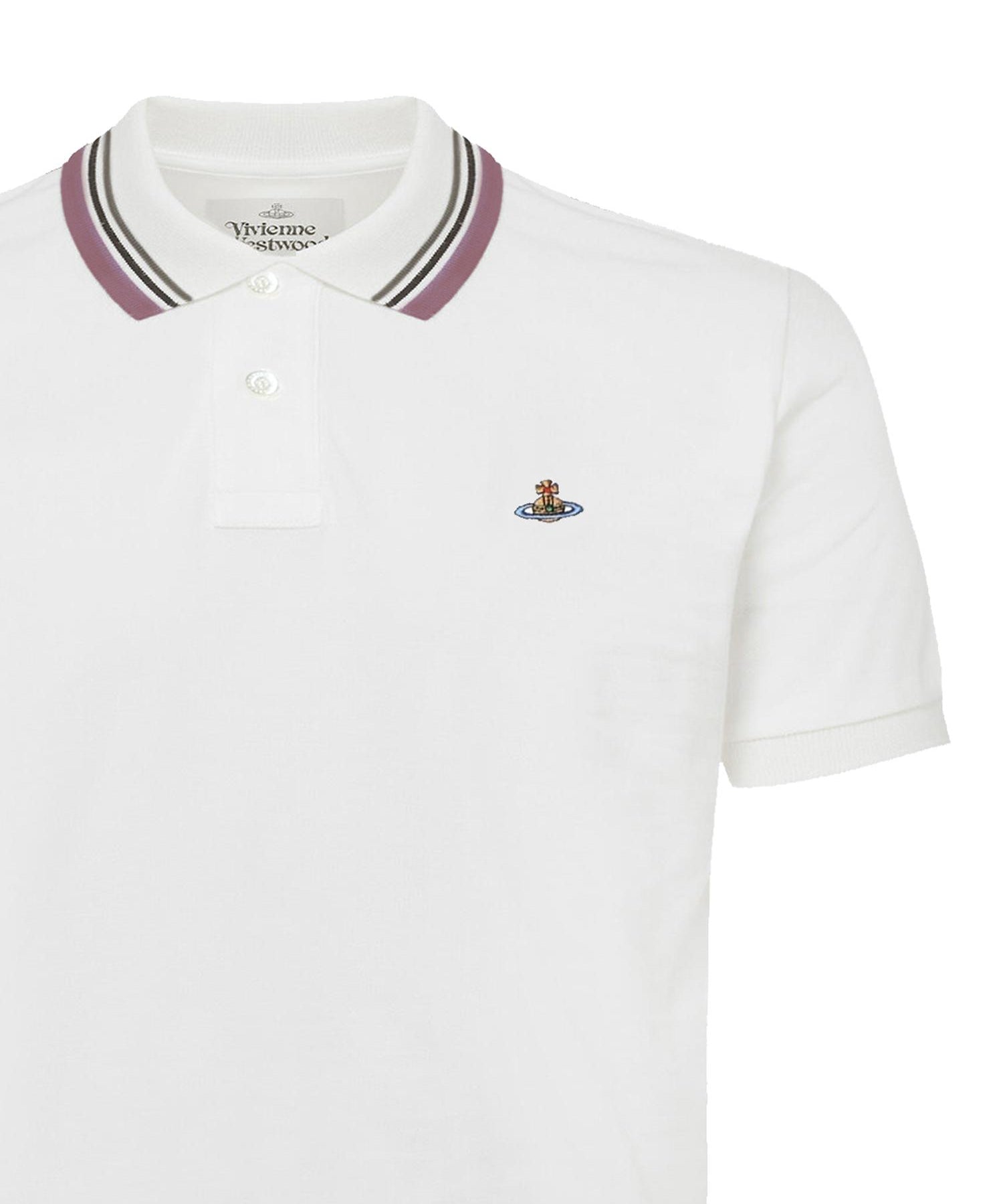 Polo cropped in cotone 1H010004 J00AUA401 VIVIENNE WESTWOOD 