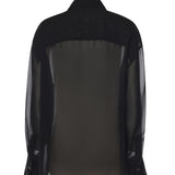 Camicia in chiffon 106393 A35SZ99 PINKO 