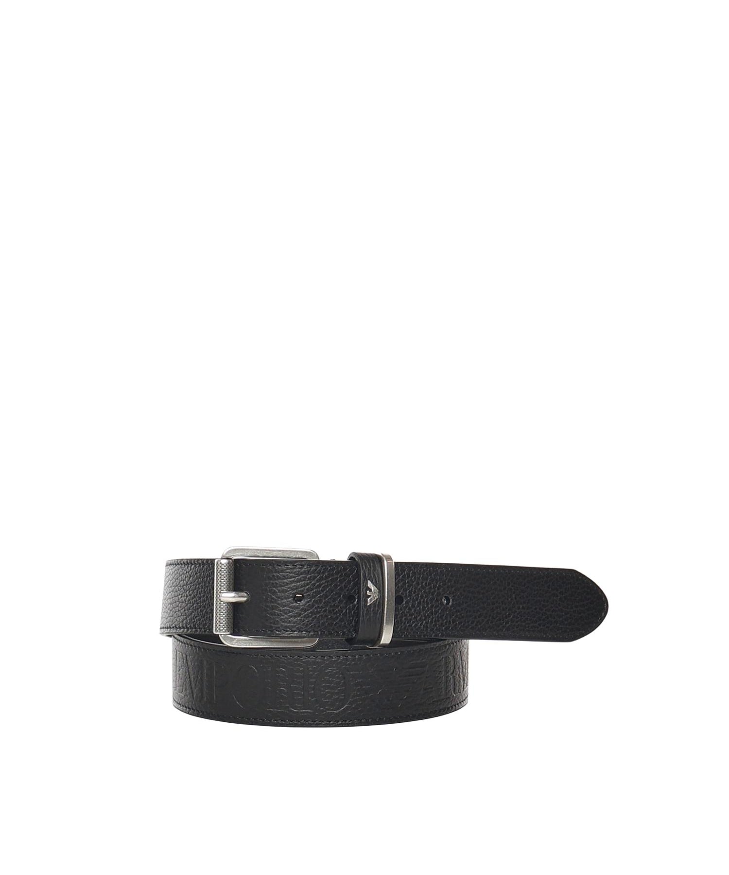 Cintura in pelle con logo EM001644 AF14710UC001 EMPORIO ARMANI 